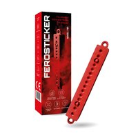 Red FeroSticker with packaging on a white background